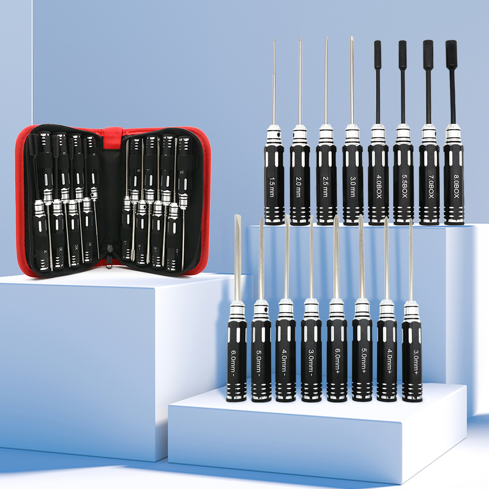 Rc Hobby Electric Screwdriver - RC Hex Driver Set - 16pcs
