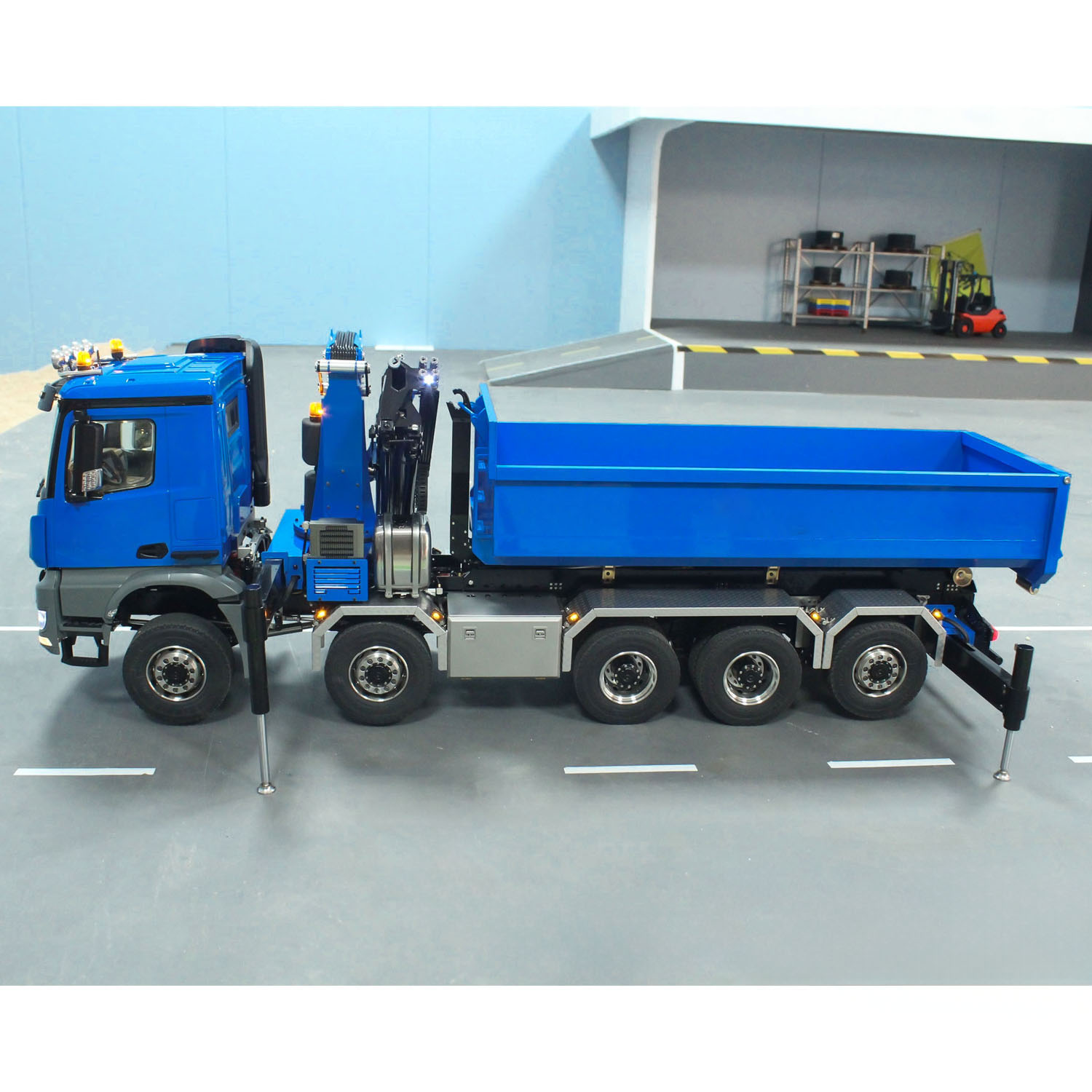10x10 RC 1/14 Hydraulic Metal  - Rc Hobby Dump Truck reseña y precio