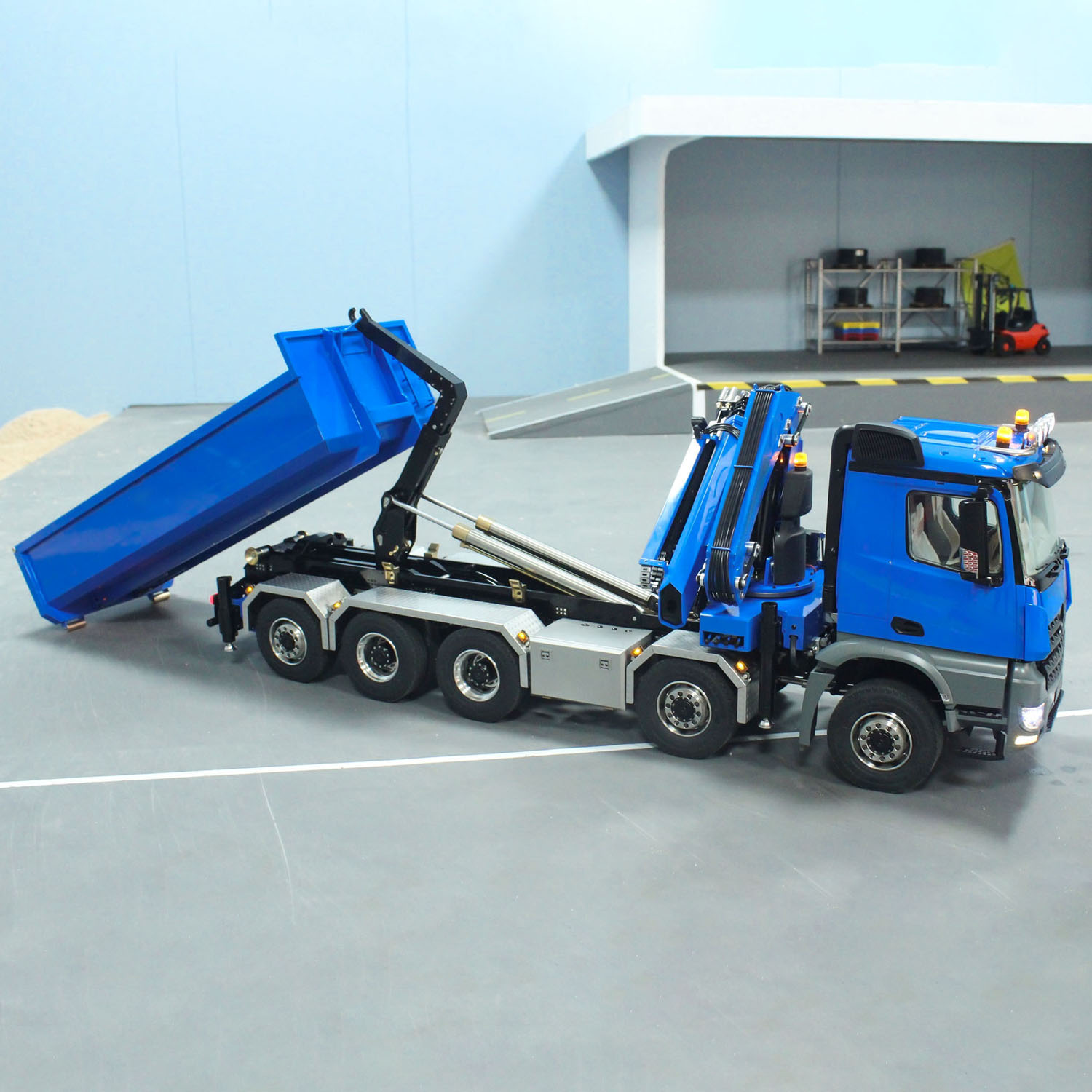10x10 RC 1/14 Hydraulic Metal  - Rc Hobby Dump Truck reseña y precio