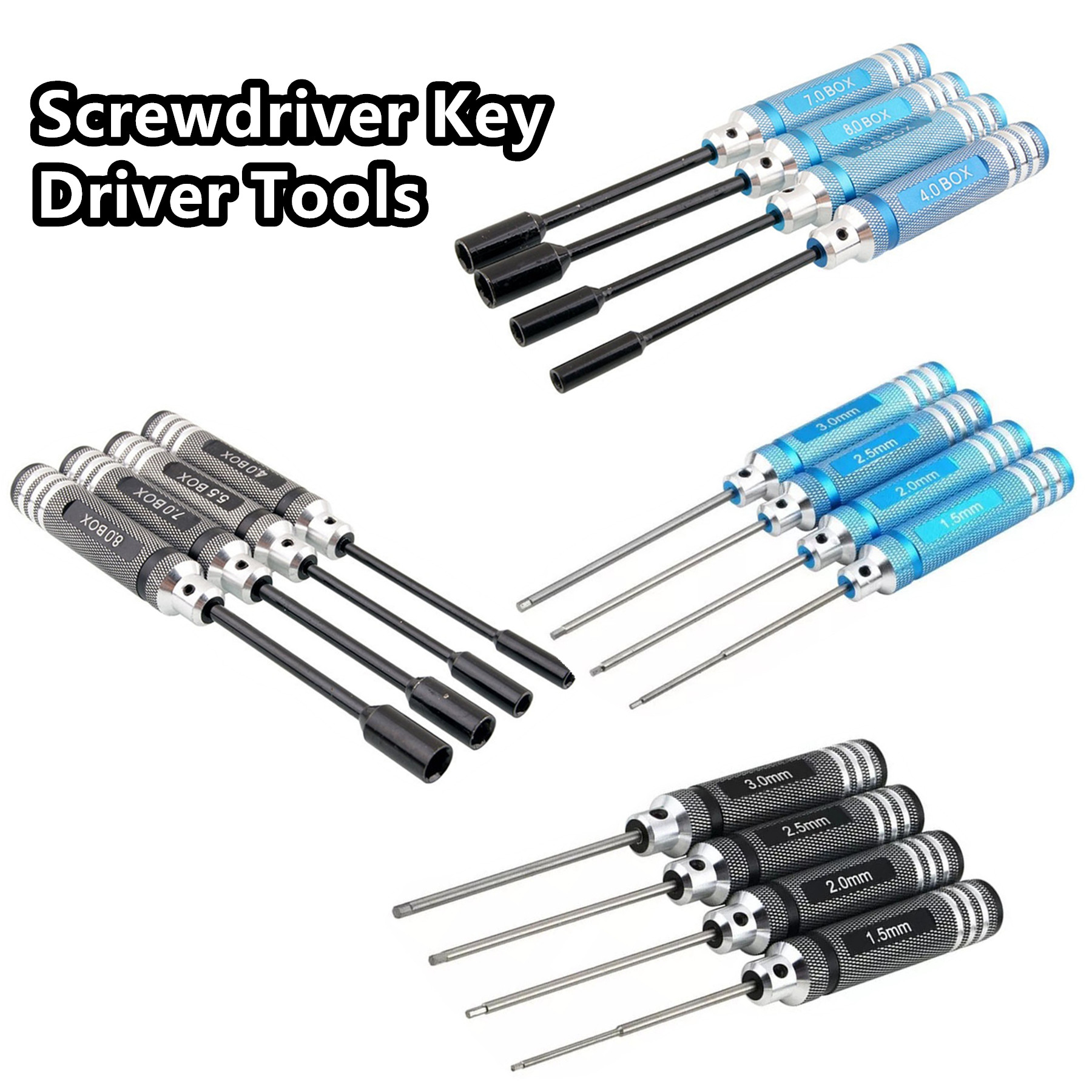 4Pcs Titanium Hex Screwdriver  - Rc Hobby Electric Screwdriver reseña y precio