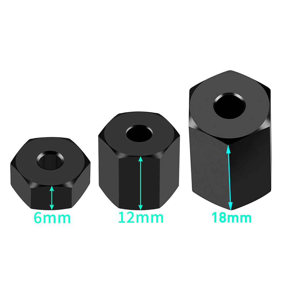 AXSPEED 4Pcs Aluminum 7mm to 1 - Wheel Hex Adapter reseña y precio