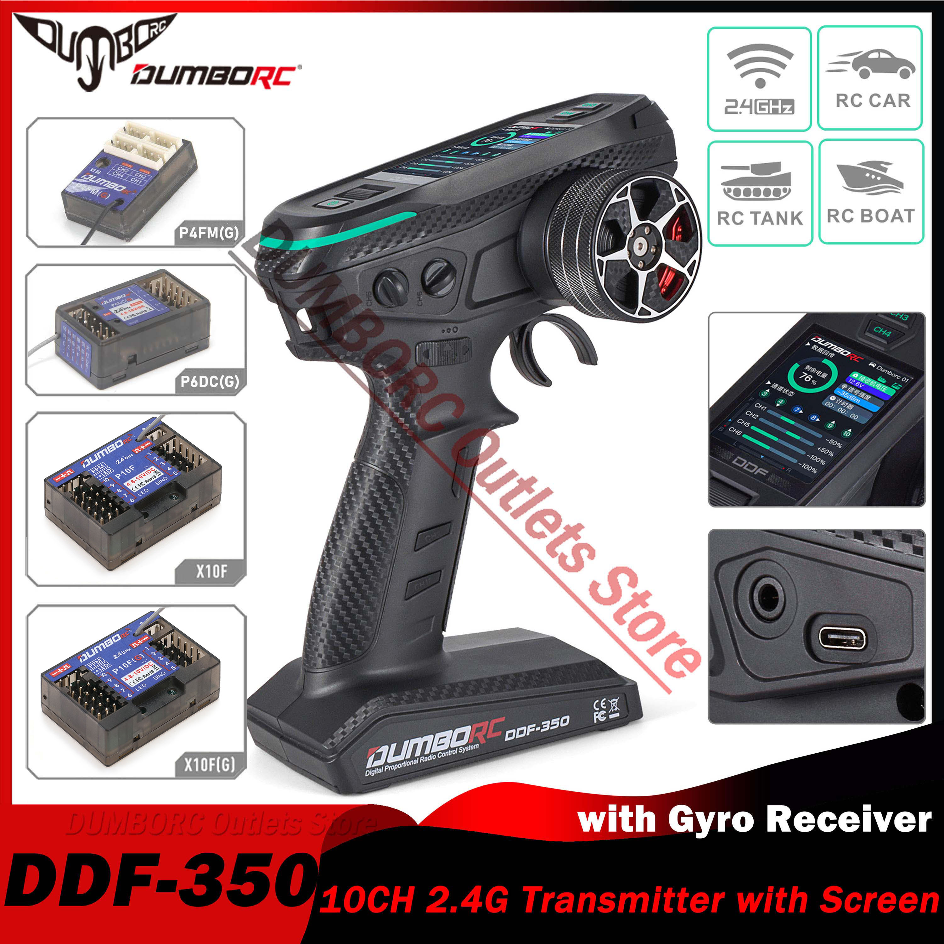 DUMBORC DDF-350 10CH RC Remote - Rc Hobby Shops reseña y precio