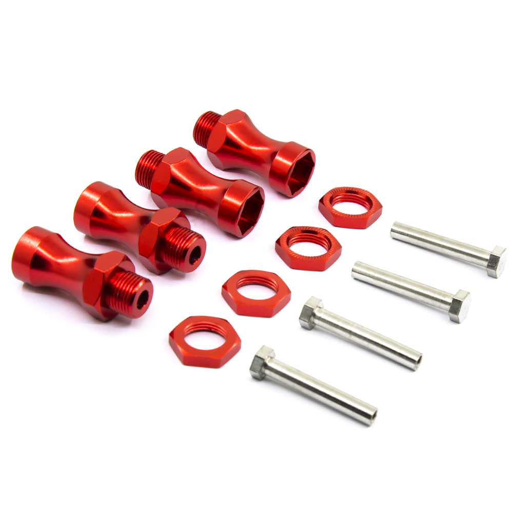 4pcs Wheel Hex 12mm Turn 17mm  - Wheel Hex Adapter reseña y precio