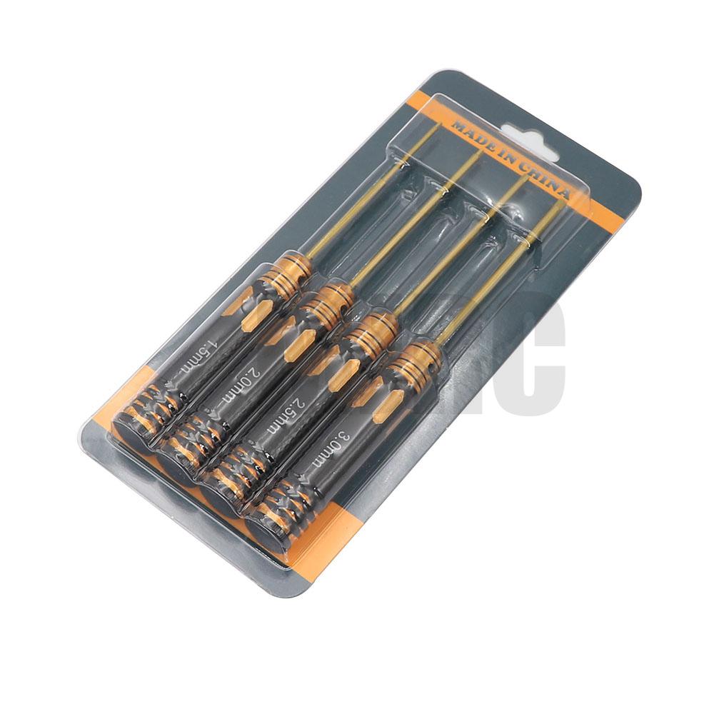 Ajrc 4pcs/set Titanium Plating - Rc Hobby Electric Screwdriver reseña y precio