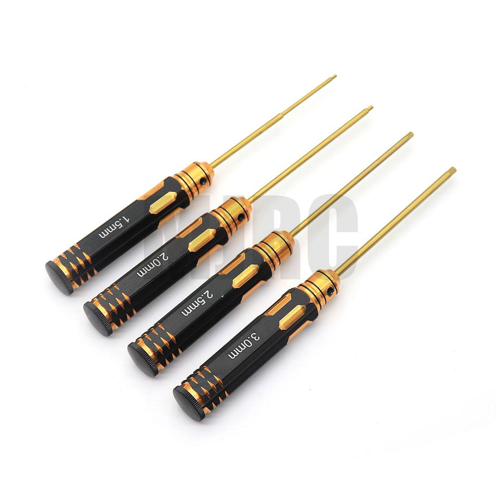 Ajrc 4pcs/set Titanium Plating - Rc Hobby Electric Screwdriver reseña y precio