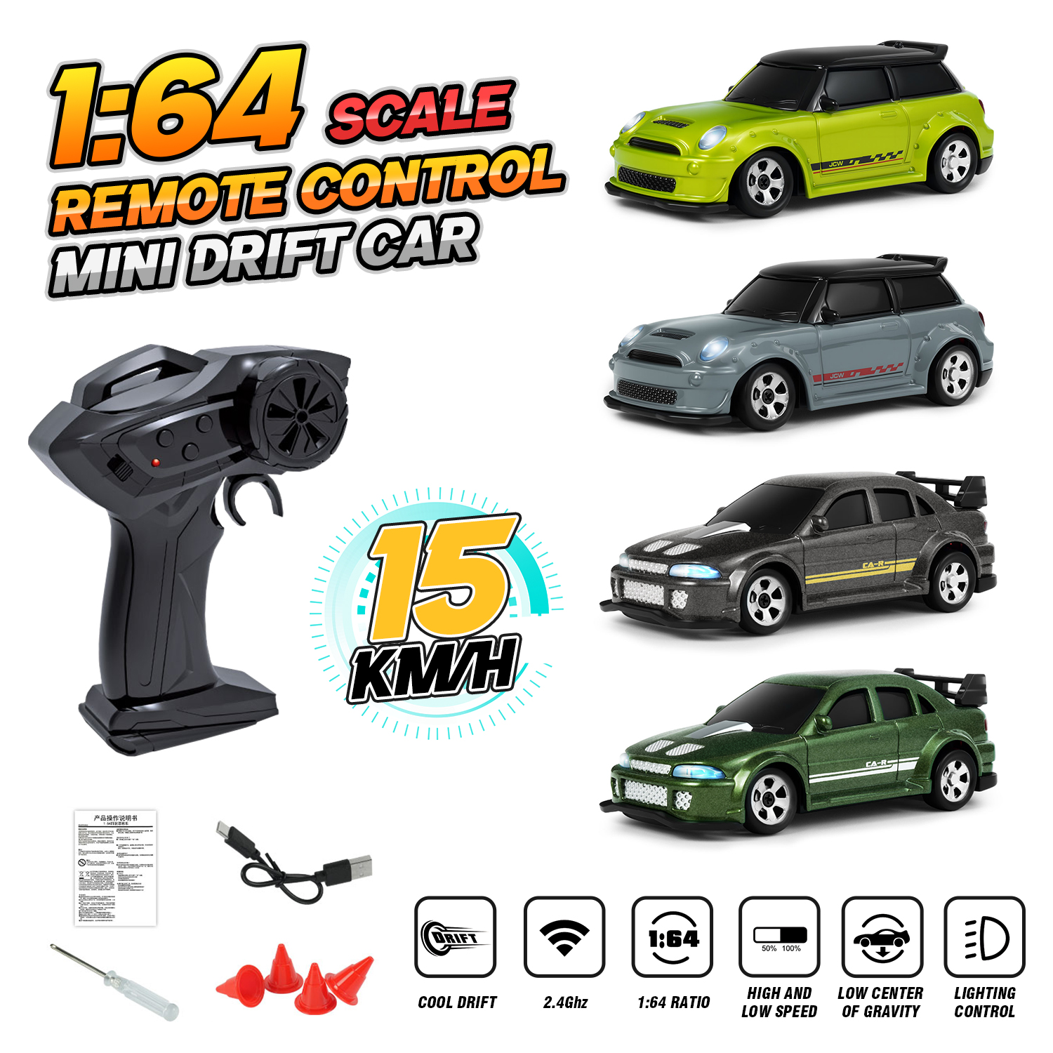 1:64 Desktop four-wheel drive  - Rc Hobbyking Shop reseña y precio