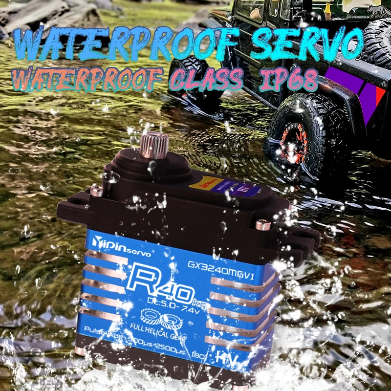 Waterproof IP68 RC Servo 40kg  - Rc Hobby Shops reseña y precio