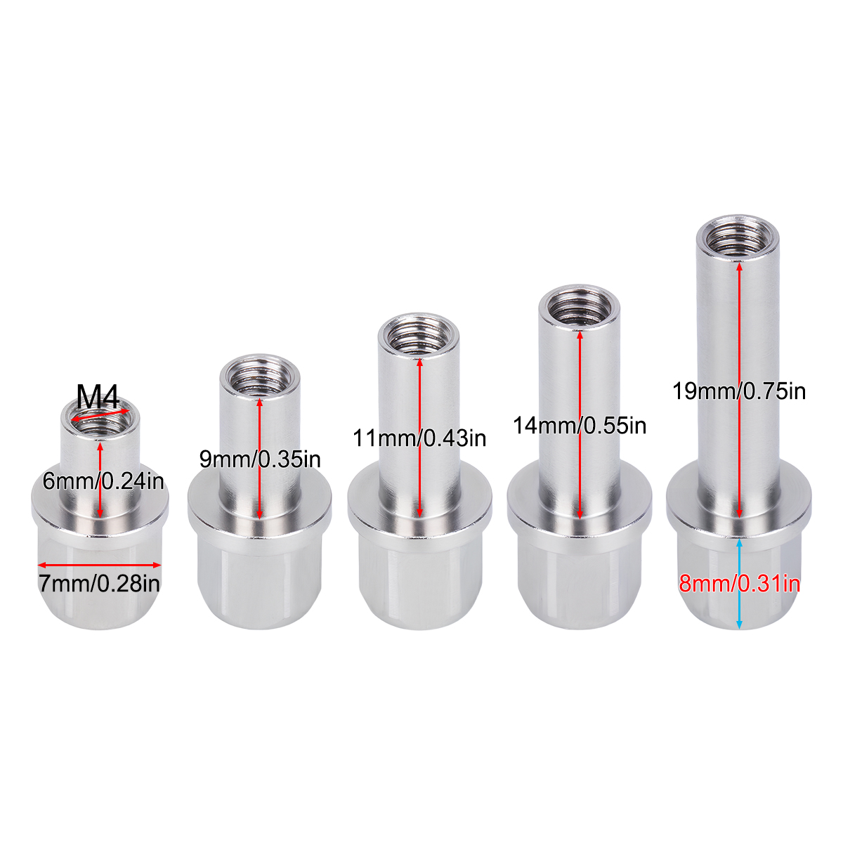 Stainless Steel 12mm Hex Wheel - Wheel Hex Adapter reseña y precio
