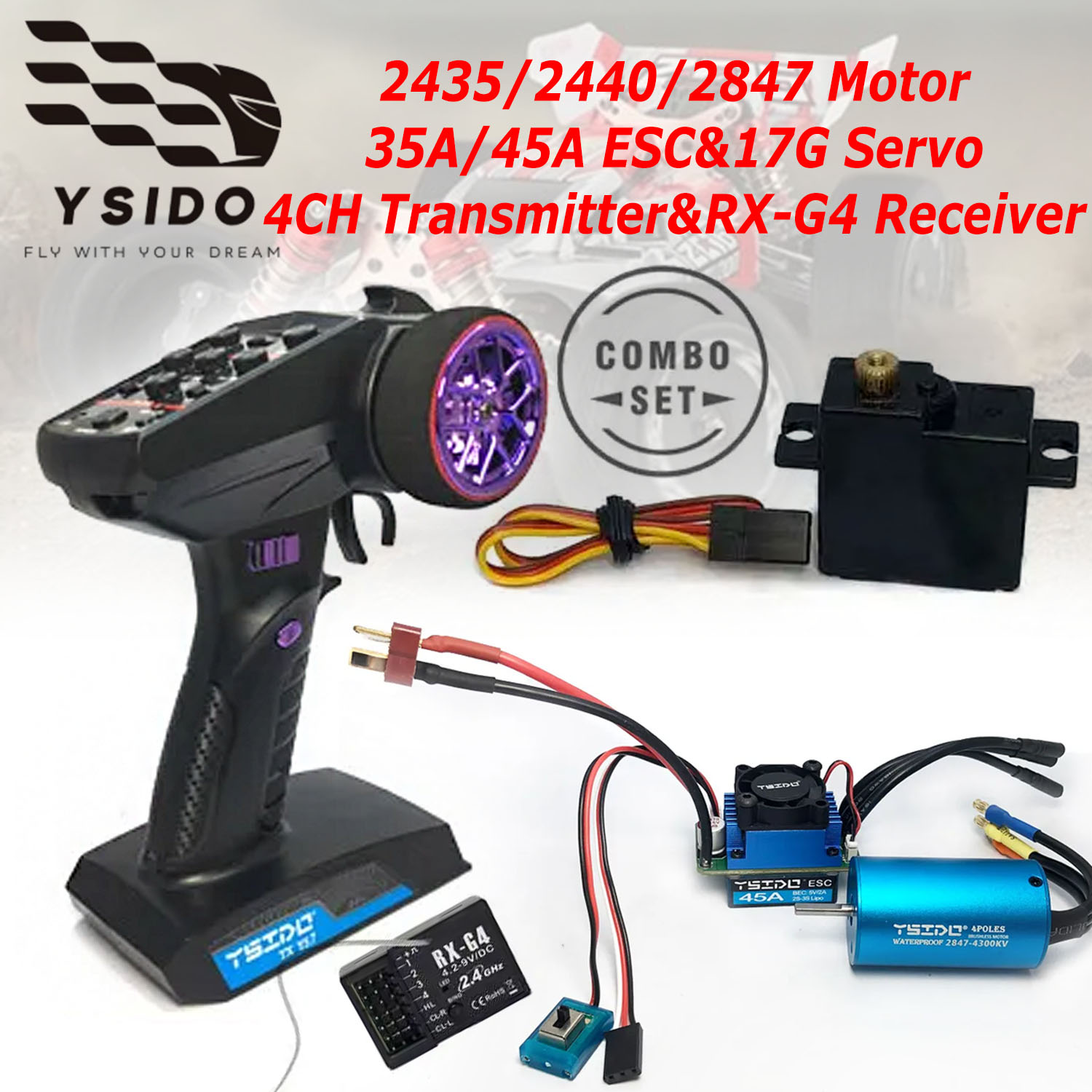 YSIDO Brushless Combo Upgrade  - Rc Remo Hobby reseña y precio