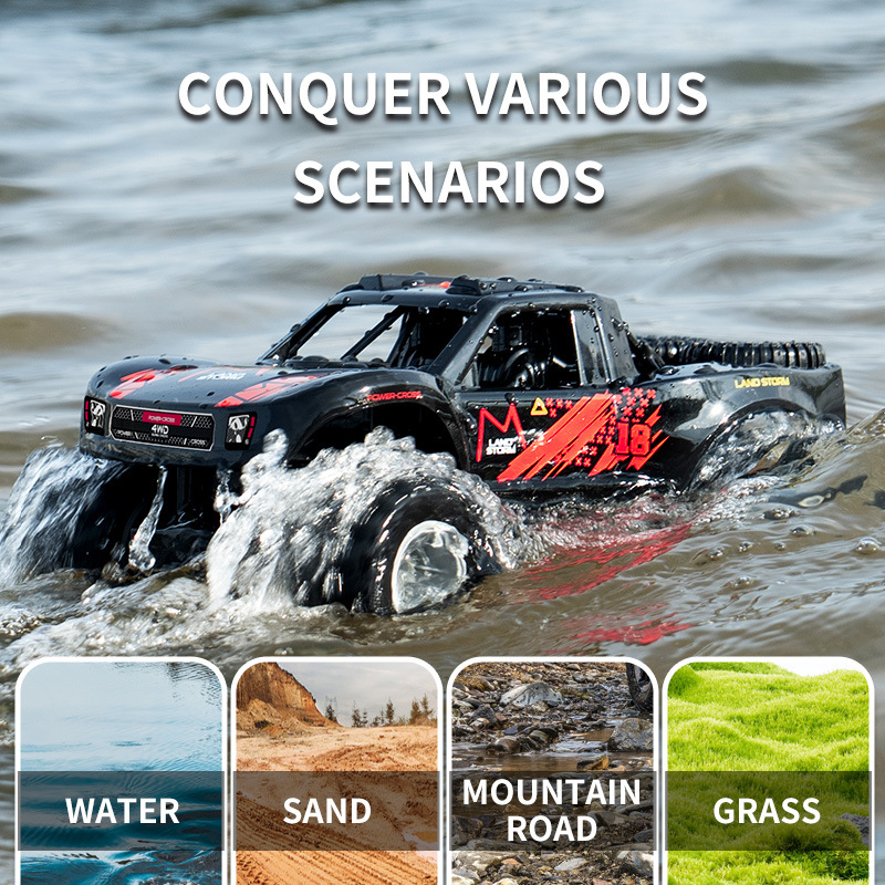 Amphibious RC Car 4WD, Waterpr - Rc Hobby Dump Truck reseña y precio