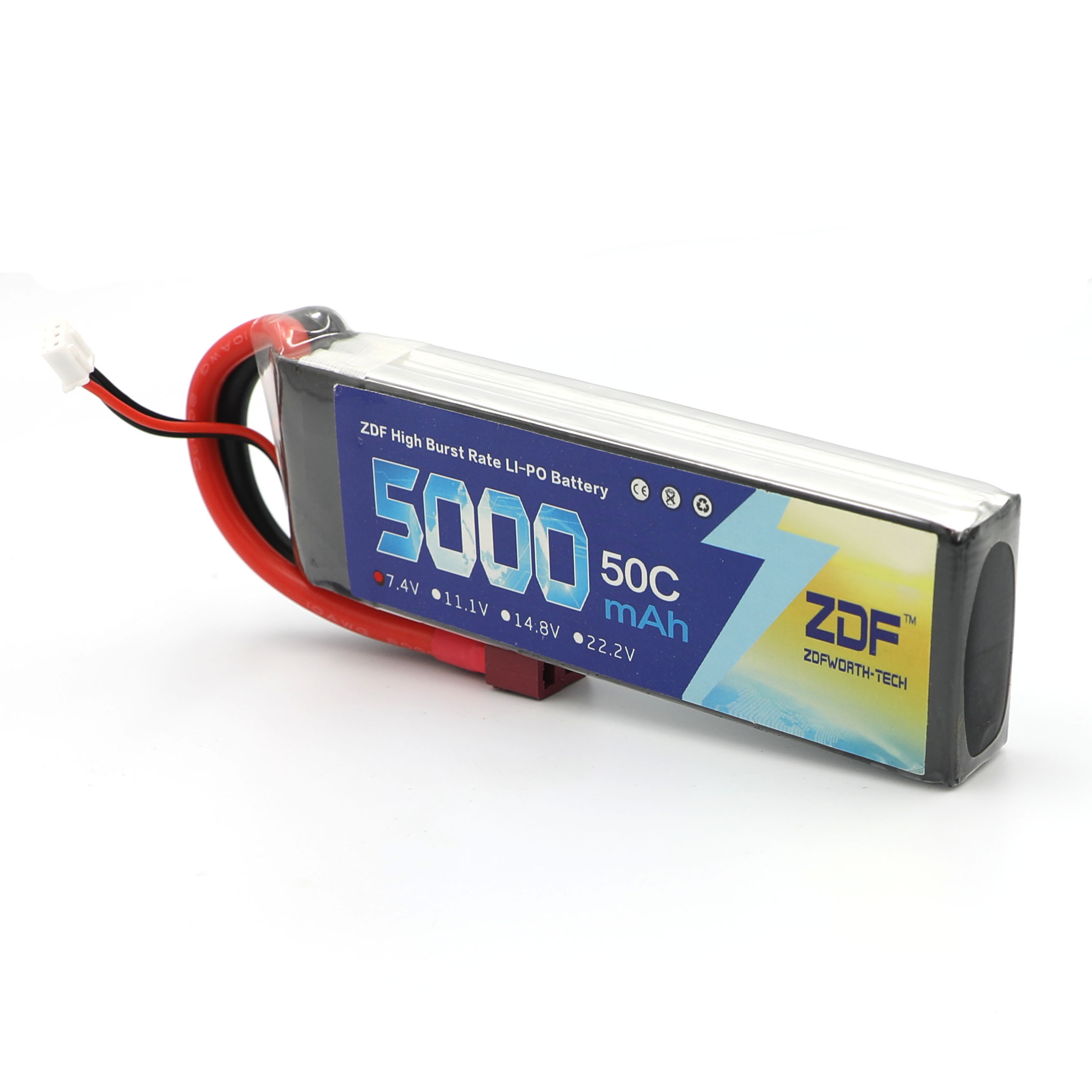ZDF RC Lipo Battery 7.4V 5000m - Rc Remo Hobby reseña y precio