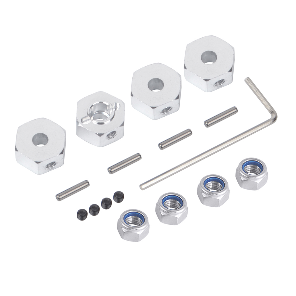 Aluminum 12mm Wheel Hex Hubs D - Wheel Hex Adapter reseña y precio