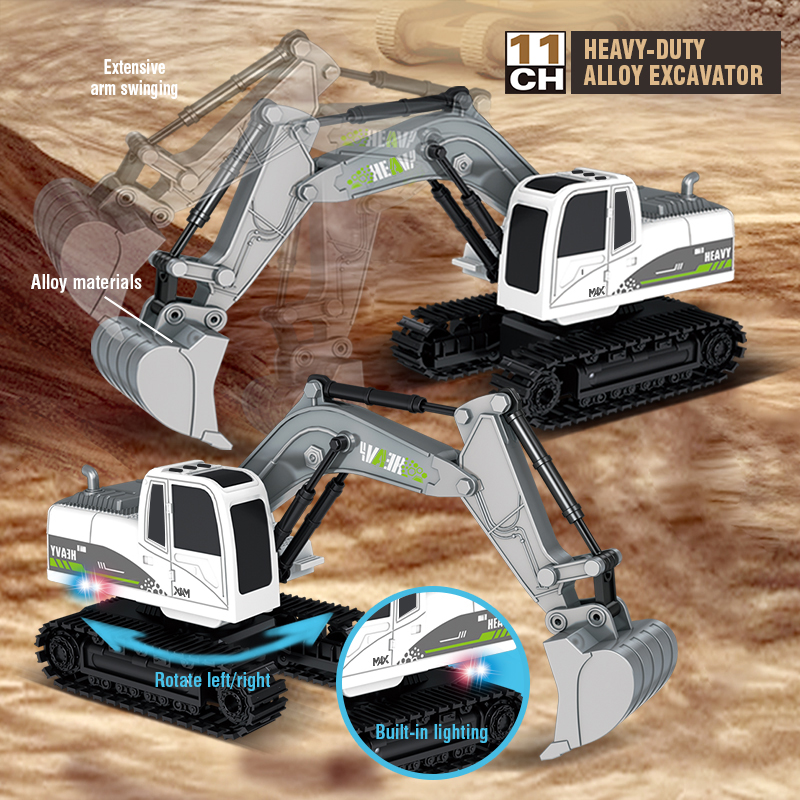 11Ch Alloy Rc Excavator 1:24 R - Rc Hobbyking Shop reseña y precio