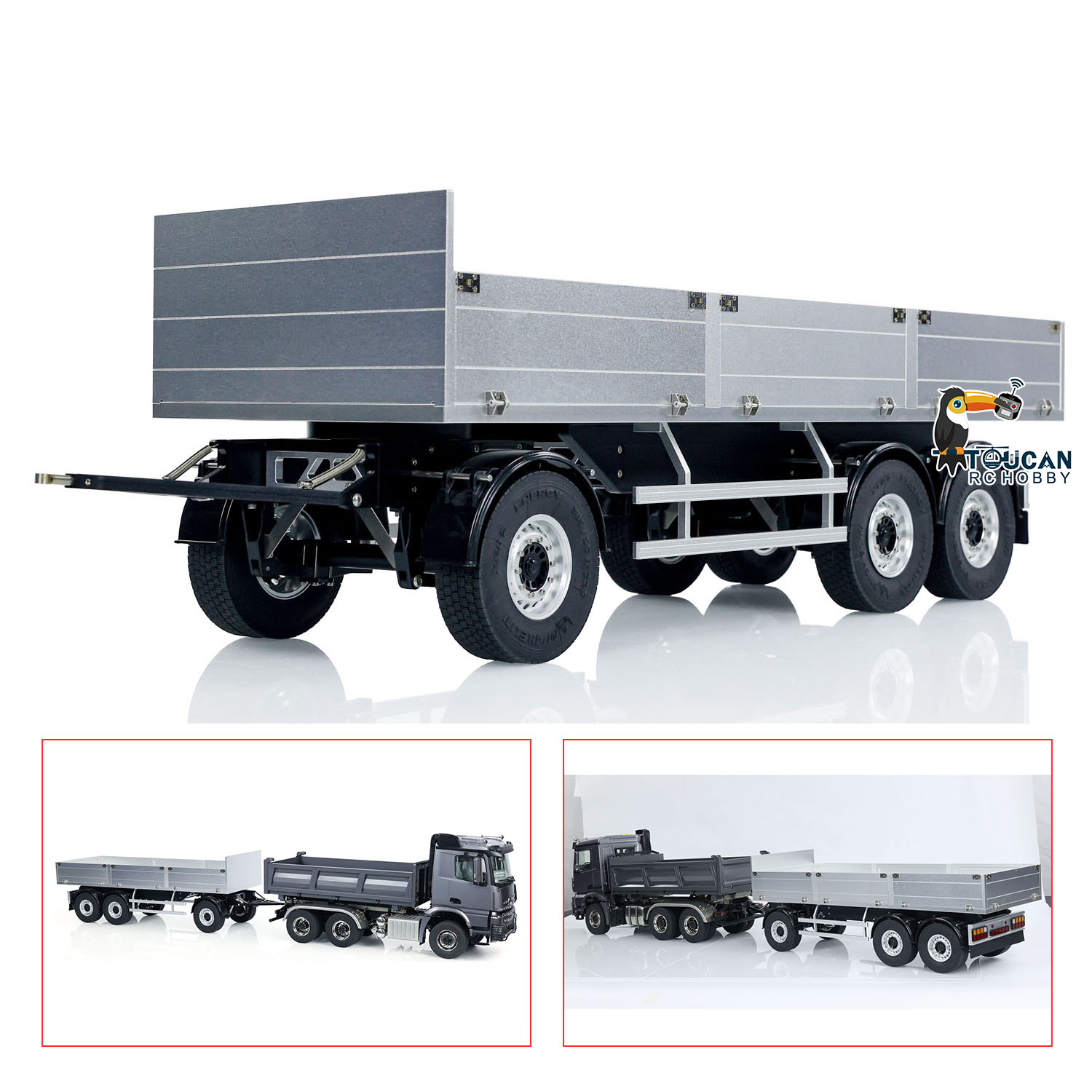 Degree 1/14 Metal 3 Axles Full - Rc Hobby Dump Truck reseña y precio