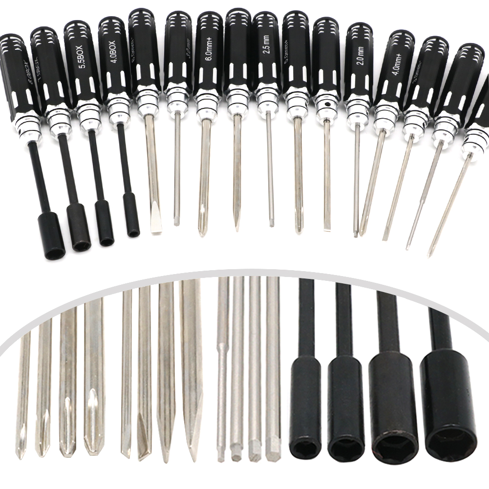 RC Hex Driver Set - 16pcs Hex  - Rc Hobby Electric Screwdriver reseña y precio