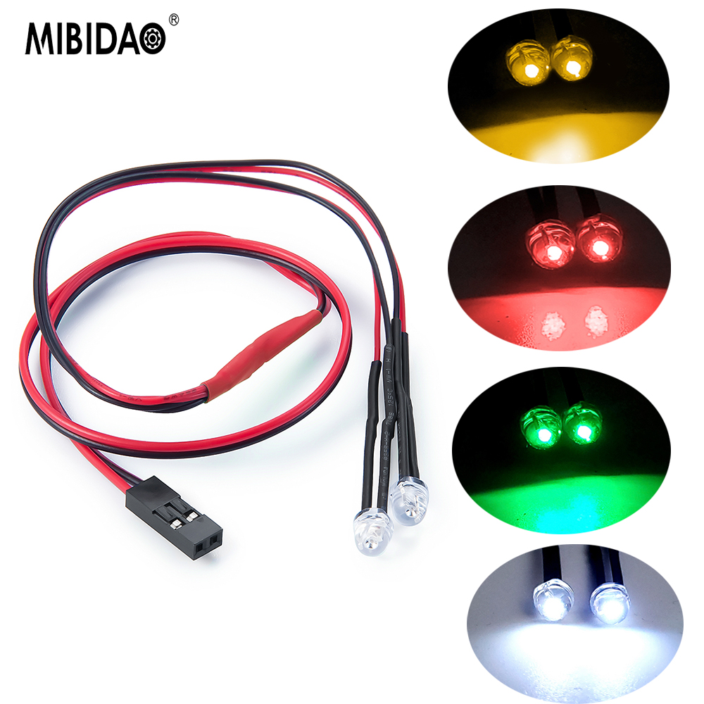 MIBIDAO RC Car LED Lights Spot - Wheel Hex Adapter reseña y precio