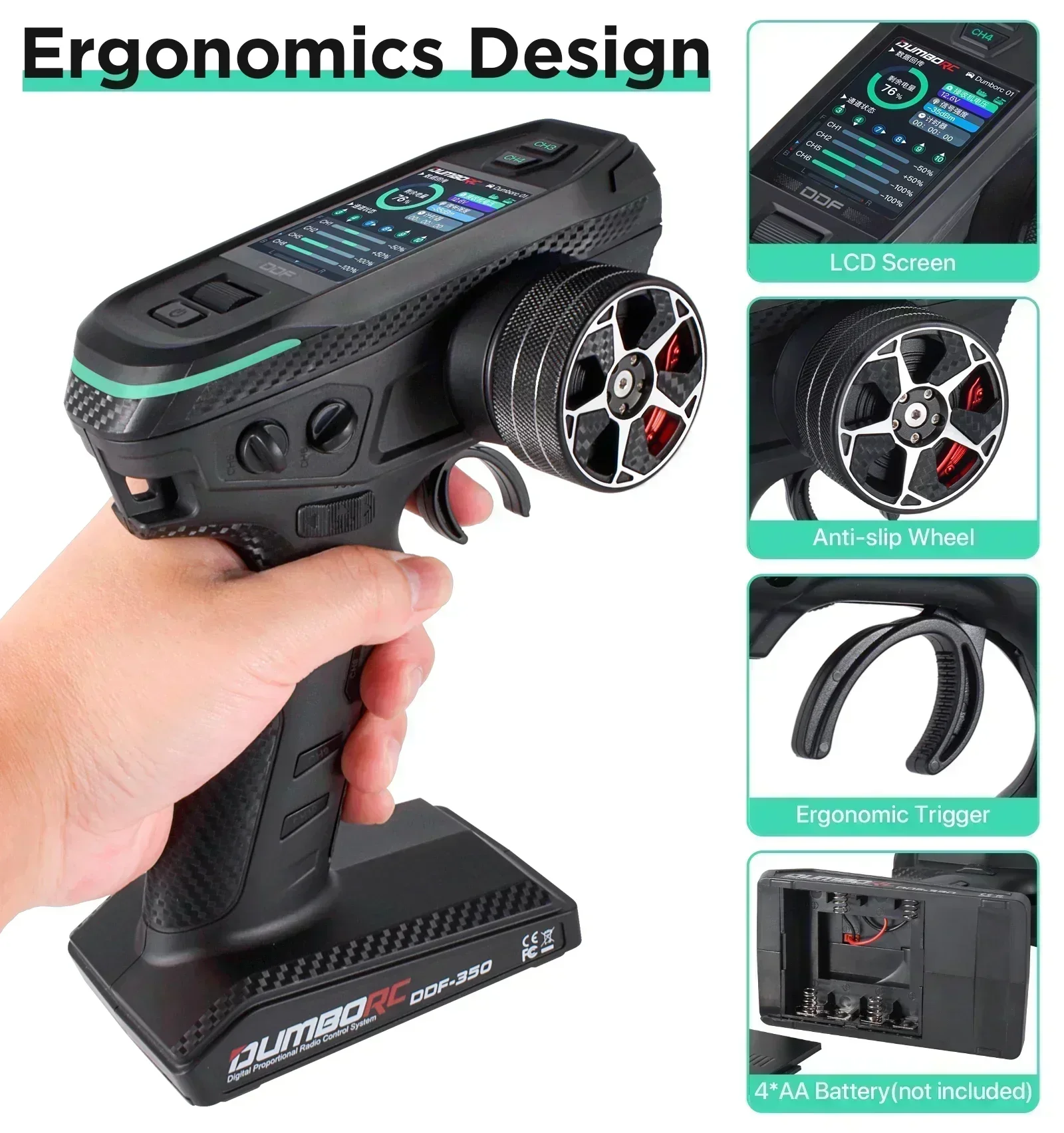 DUMBORC 10CH DDF-350 RC Remote - Rc Hobby Shops reseña y precio