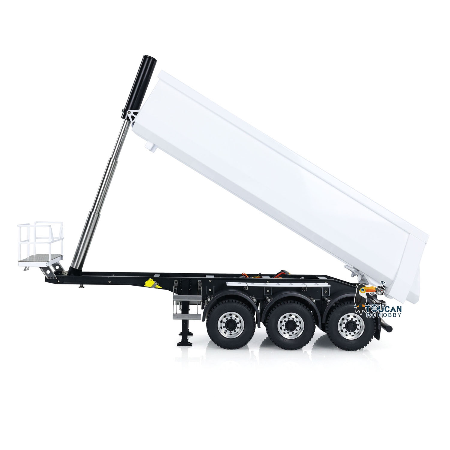 Toys 1/14 3 Axles Metal Hydrau - Rc Hobby Dump Truck reseña y precio