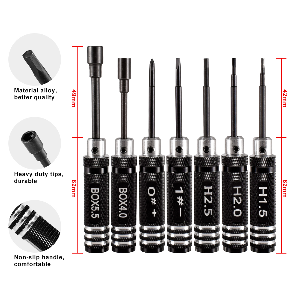 9IMOD RC Hex Driver Set Metal  - Rc Hobby Electric Screwdriver reseña y precio