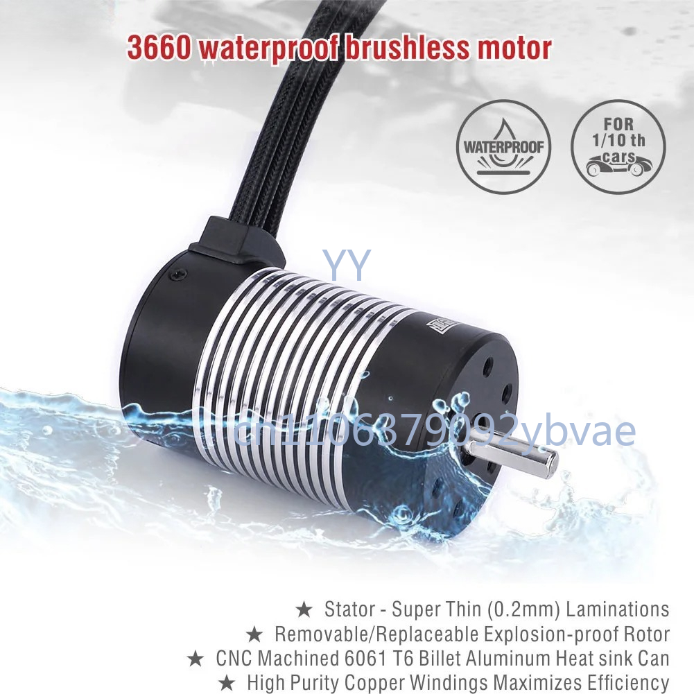 3650 Waterproof Brushless Moto - Brushless Motor 3650 reseña y precio