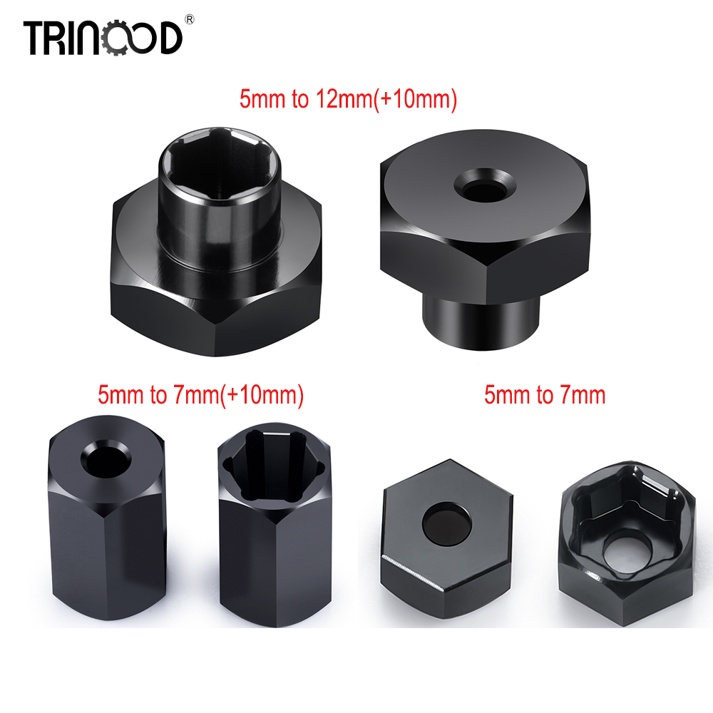 TRINOOD 4Pcs Aluminum Alloy 5m - Wheel Hex Adapter reseña y precio