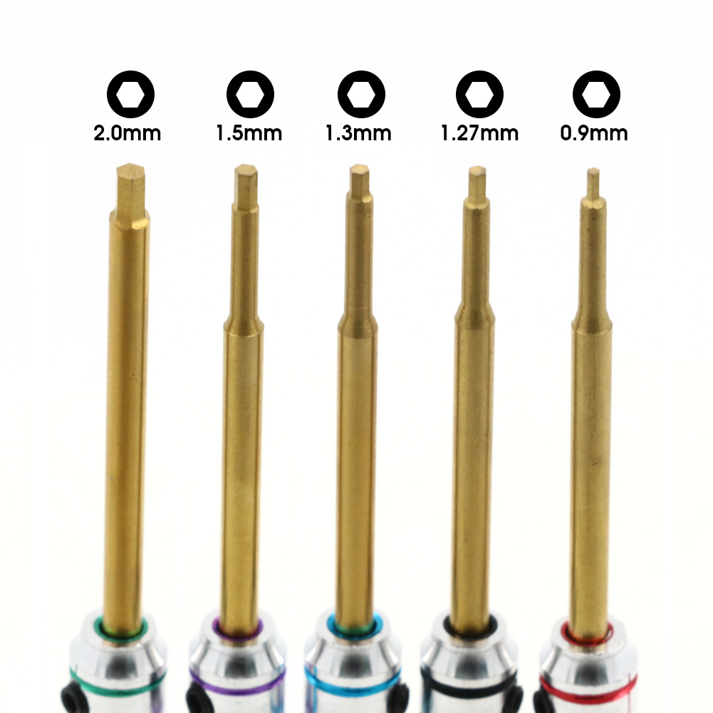 5pcs/set RC Mini 0.9mm 1.27mm  - Rc Hobby Electric Screwdriver reseña y precio