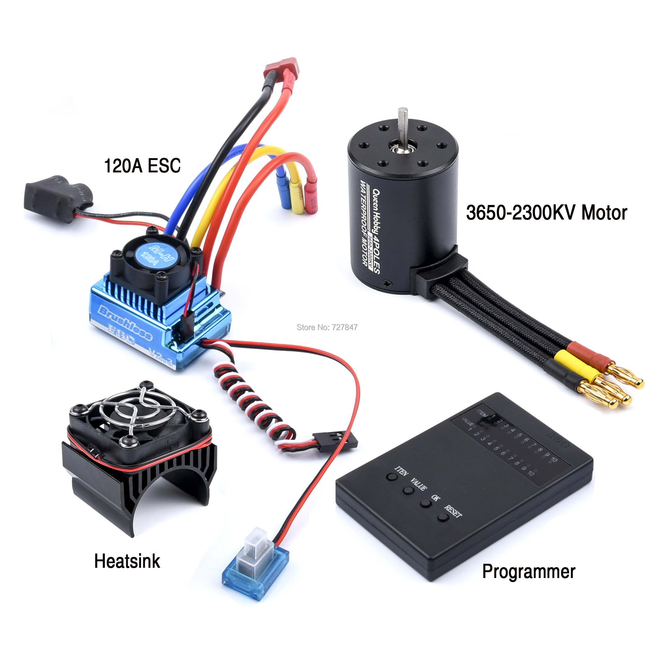 3650 2300KV Brushless Motor &  - Brushless Motor 3650 reseña y precio