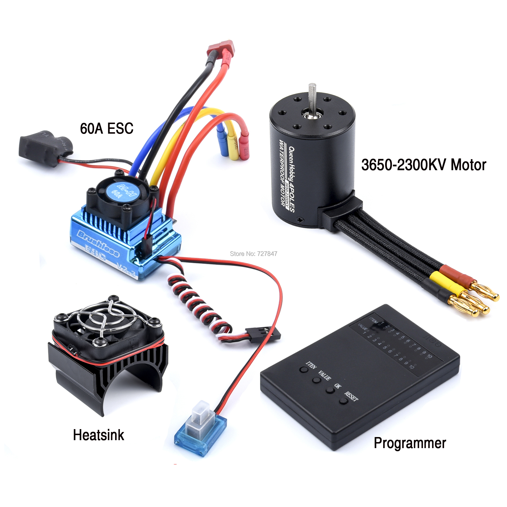 3650 2300KV Brushless Motor &  - Brushless Motor 3650 reseña y precio
