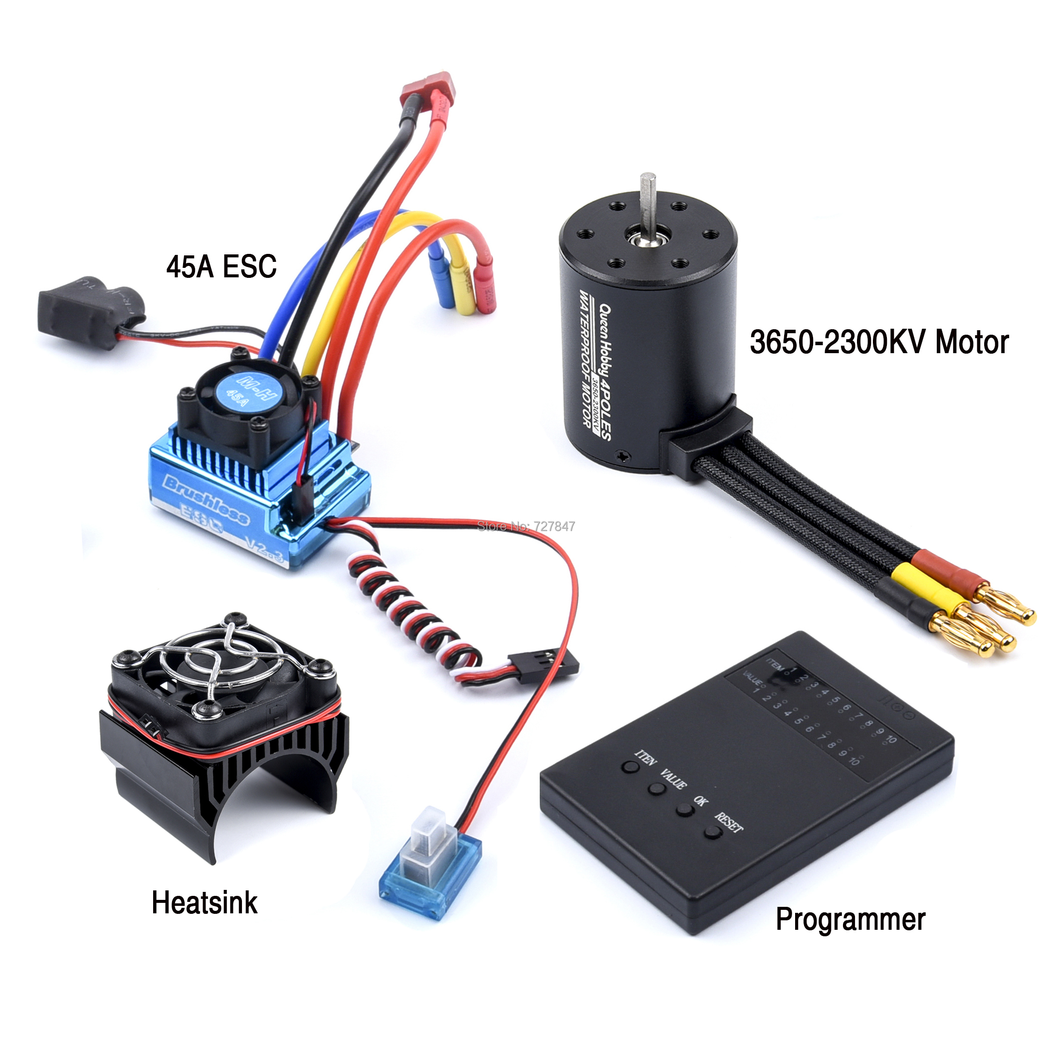 3650 2300KV Brushless Motor &  - Brushless Motor 3650 reseña y precio