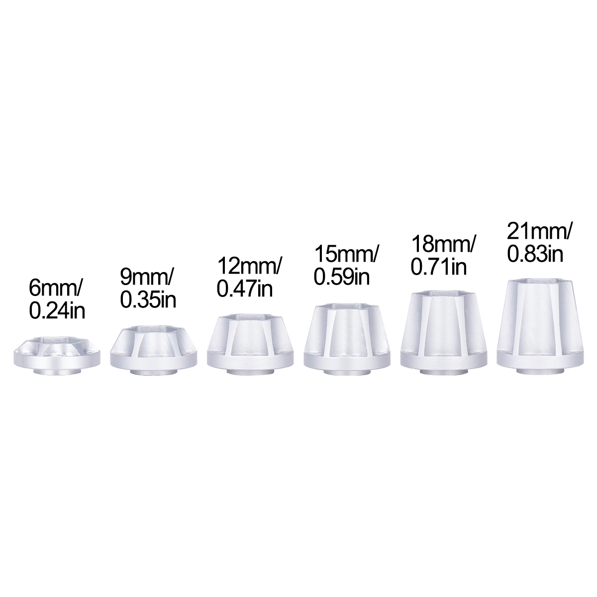 Aluminum Wheel Hex Hub 6/9/12/ - Wheel Hex Adapter reseña y precio