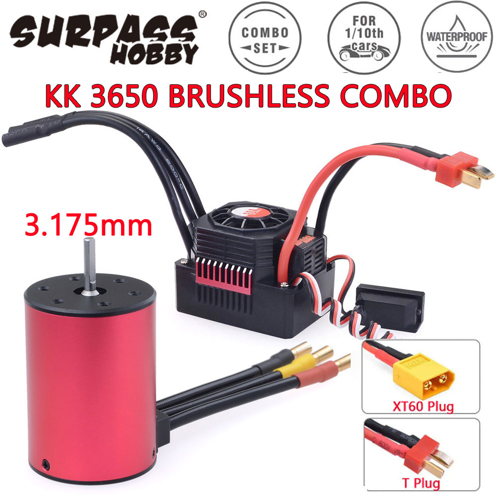 Surpass Hobby KK 3650 Combo Wa - Brushless Motor 3650 reseña y precio